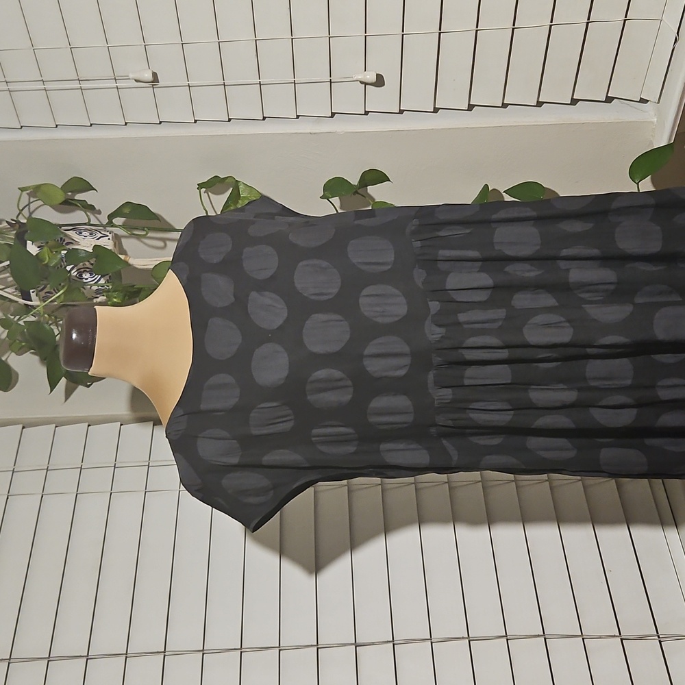 Oska Polkadot Maxi Dress